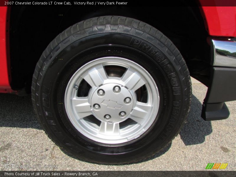 Victory Red / Very Dark Pewter 2007 Chevrolet Colorado LT Crew Cab