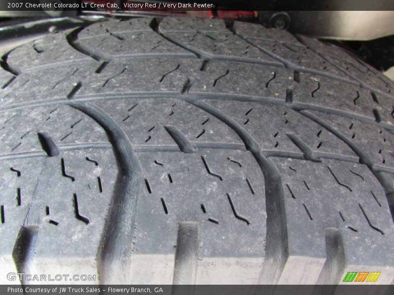 Victory Red / Very Dark Pewter 2007 Chevrolet Colorado LT Crew Cab