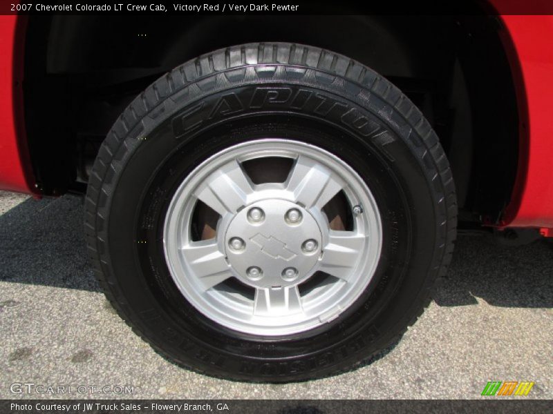 Victory Red / Very Dark Pewter 2007 Chevrolet Colorado LT Crew Cab