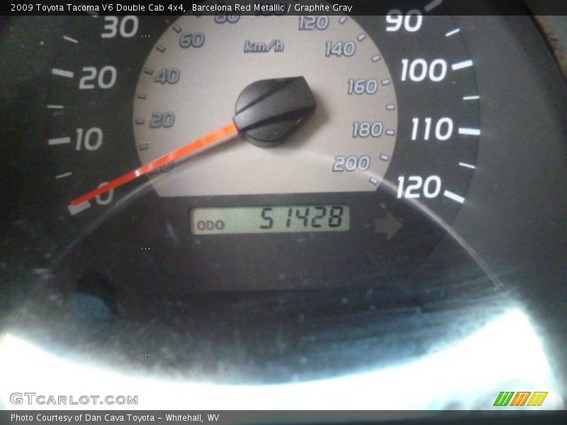Barcelona Red Metallic / Graphite Gray 2009 Toyota Tacoma V6 Double Cab 4x4