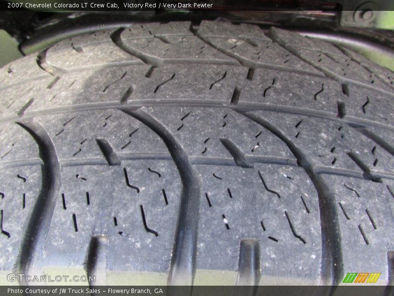 Victory Red / Very Dark Pewter 2007 Chevrolet Colorado LT Crew Cab