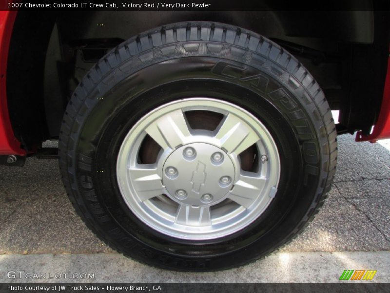Victory Red / Very Dark Pewter 2007 Chevrolet Colorado LT Crew Cab