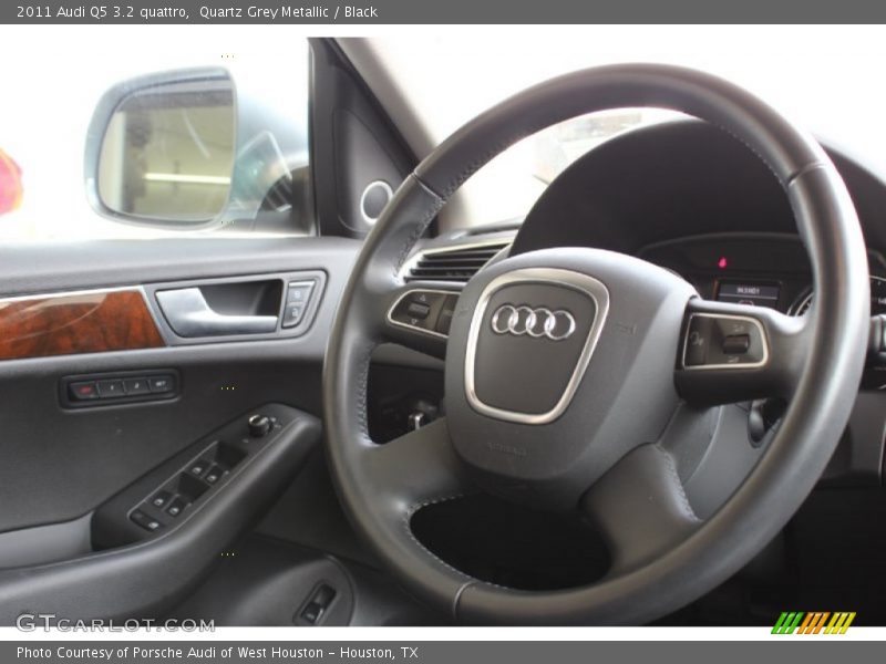 Quartz Grey Metallic / Black 2011 Audi Q5 3.2 quattro