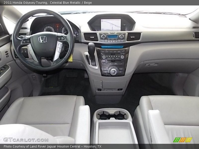 Celestial Blue Metallic / Beige 2011 Honda Odyssey Touring