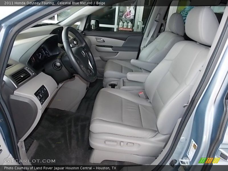 Celestial Blue Metallic / Beige 2011 Honda Odyssey Touring