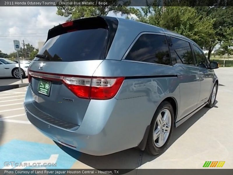 Celestial Blue Metallic / Beige 2011 Honda Odyssey Touring