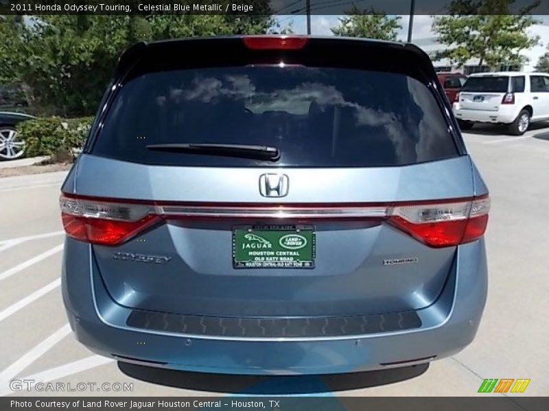 Celestial Blue Metallic / Beige 2011 Honda Odyssey Touring