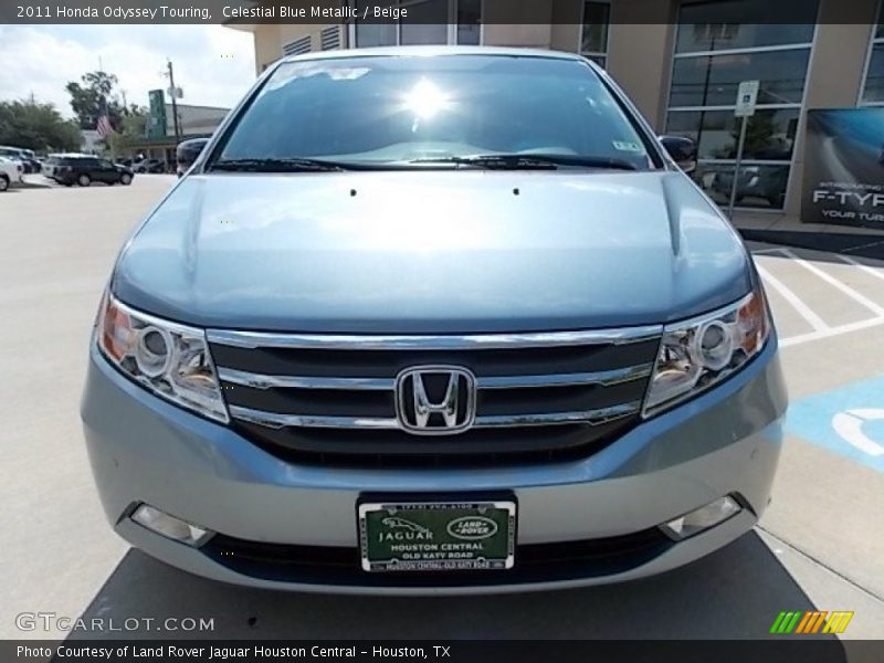 Celestial Blue Metallic / Beige 2011 Honda Odyssey Touring