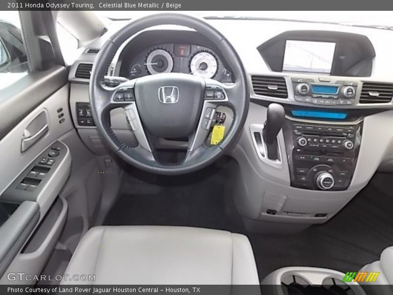 Celestial Blue Metallic / Beige 2011 Honda Odyssey Touring
