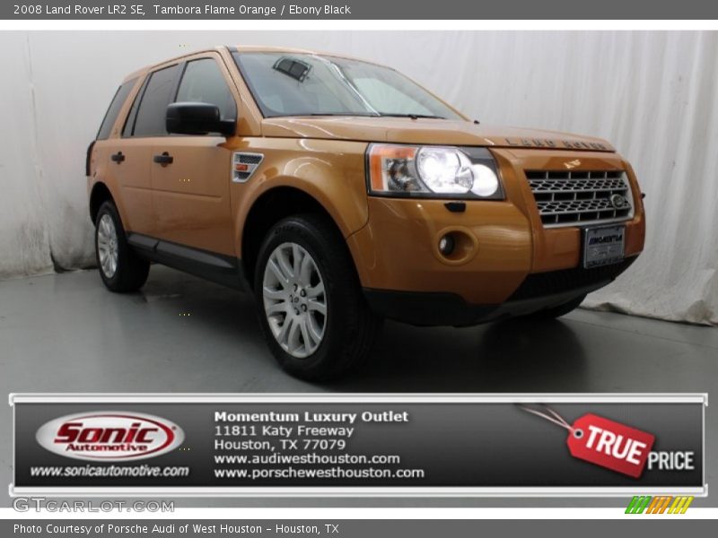 Tambora Flame Orange / Ebony Black 2008 Land Rover LR2 SE