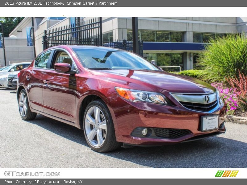 Crimson Garnet / Parchment 2013 Acura ILX 2.0L Technology