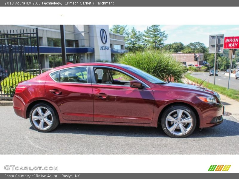 Crimson Garnet / Parchment 2013 Acura ILX 2.0L Technology