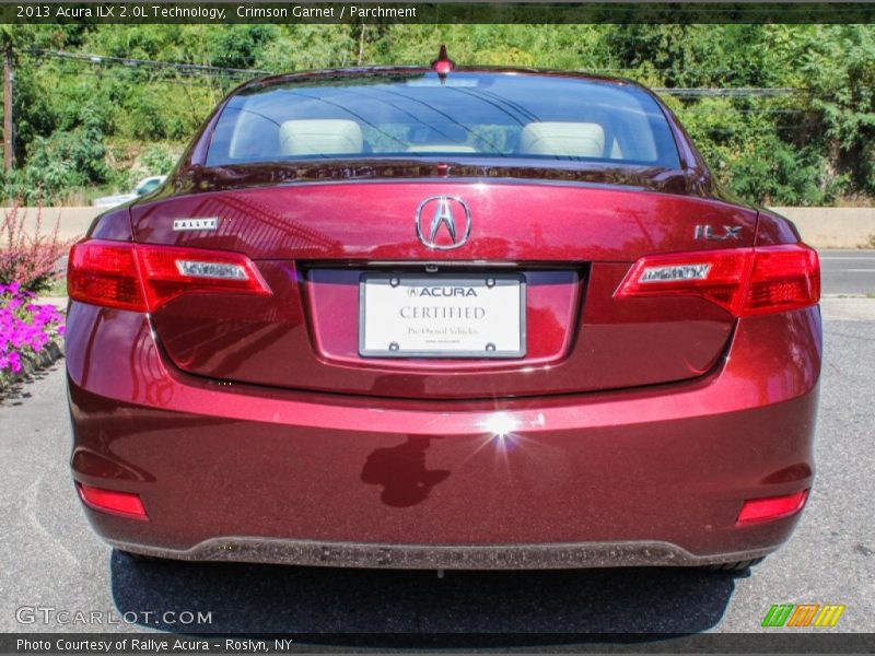 Crimson Garnet / Parchment 2013 Acura ILX 2.0L Technology