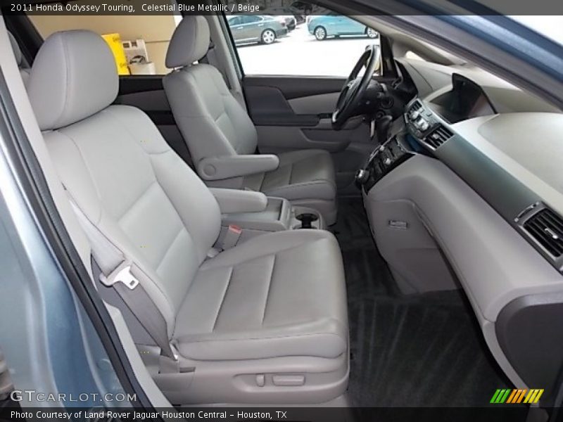 Celestial Blue Metallic / Beige 2011 Honda Odyssey Touring