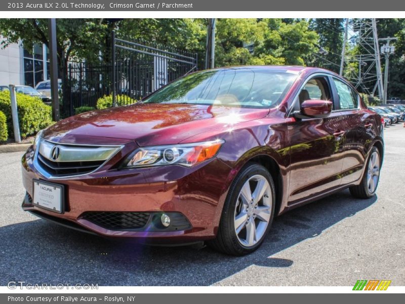 Crimson Garnet / Parchment 2013 Acura ILX 2.0L Technology
