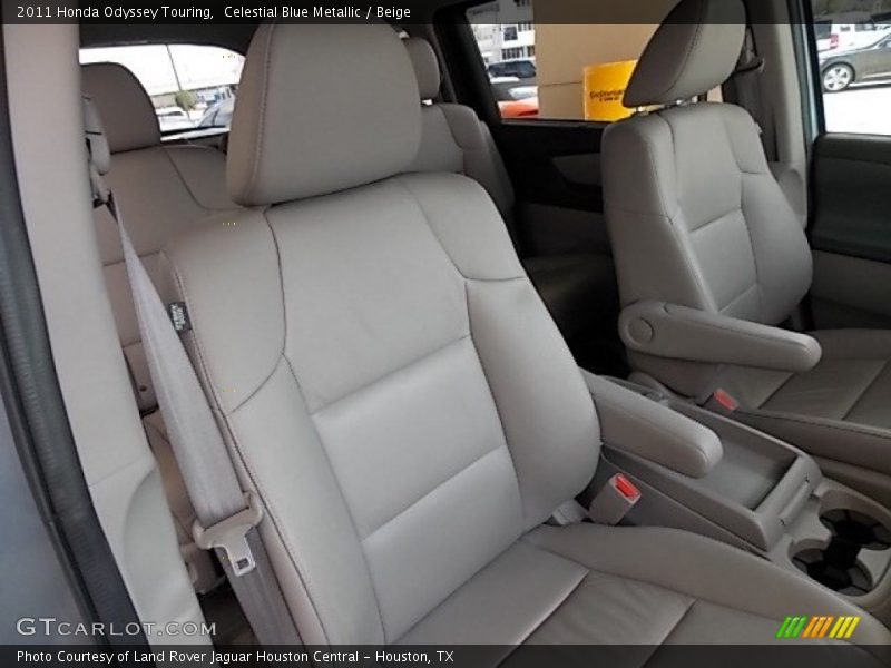 Celestial Blue Metallic / Beige 2011 Honda Odyssey Touring
