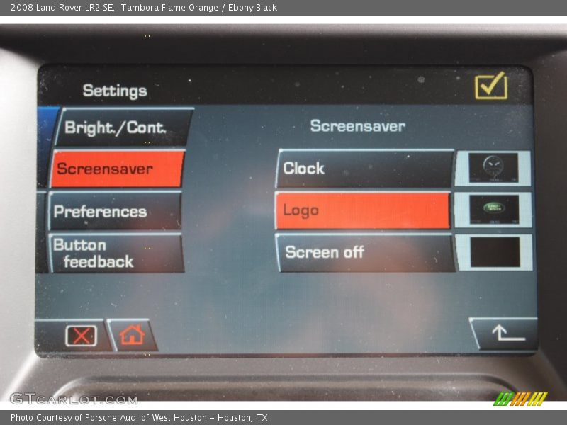 Tambora Flame Orange / Ebony Black 2008 Land Rover LR2 SE