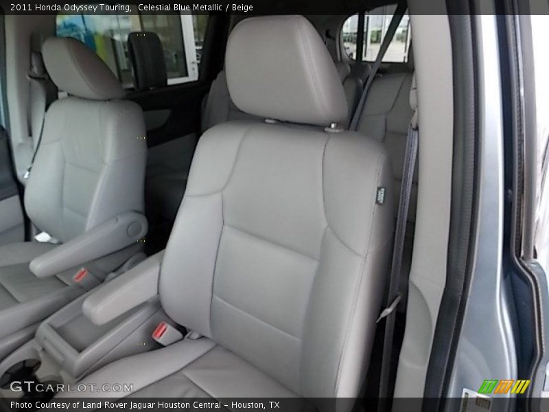 Celestial Blue Metallic / Beige 2011 Honda Odyssey Touring