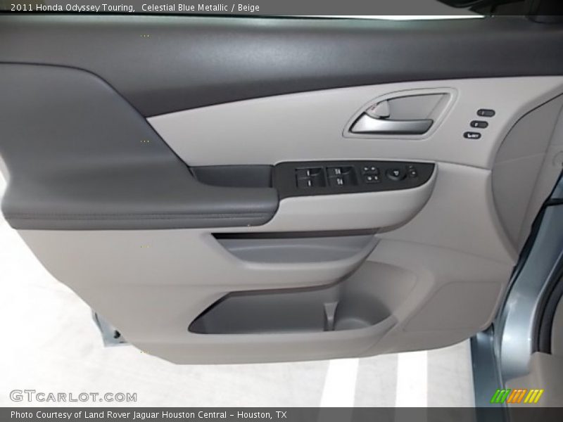 Celestial Blue Metallic / Beige 2011 Honda Odyssey Touring