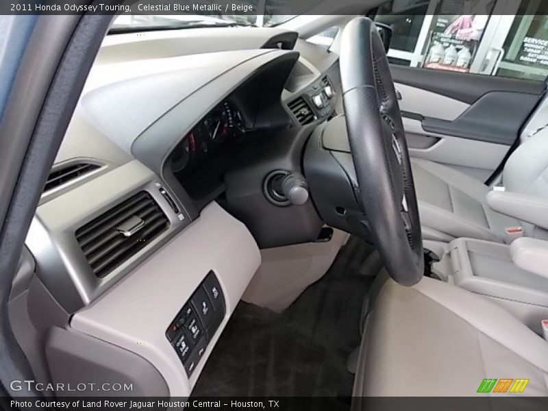 Celestial Blue Metallic / Beige 2011 Honda Odyssey Touring
