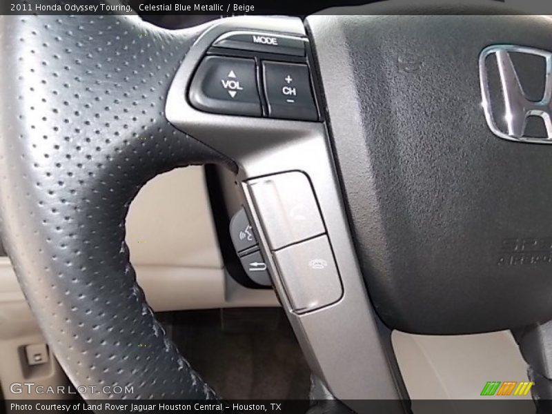 Celestial Blue Metallic / Beige 2011 Honda Odyssey Touring