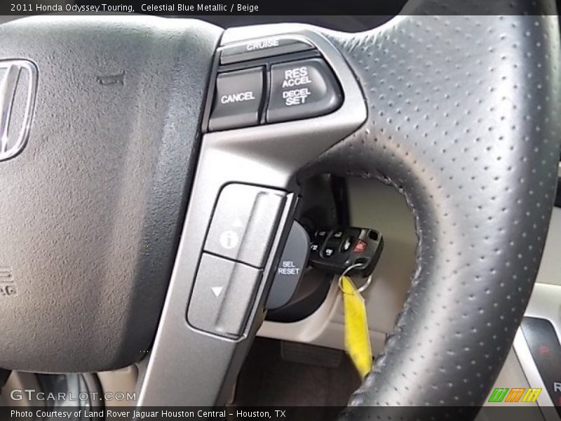 Celestial Blue Metallic / Beige 2011 Honda Odyssey Touring