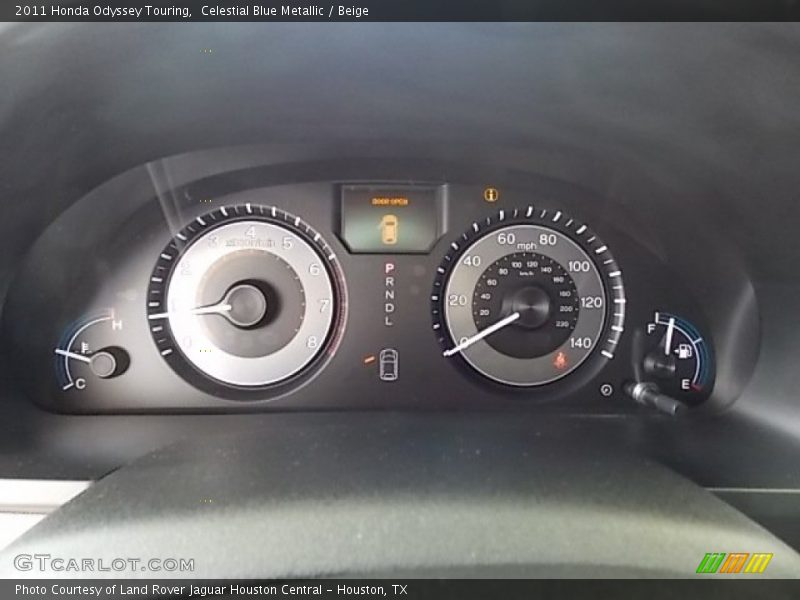 Celestial Blue Metallic / Beige 2011 Honda Odyssey Touring
