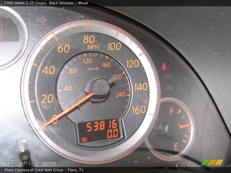 Black Obsidian / Wheat 2005 Infiniti G 35 Coupe