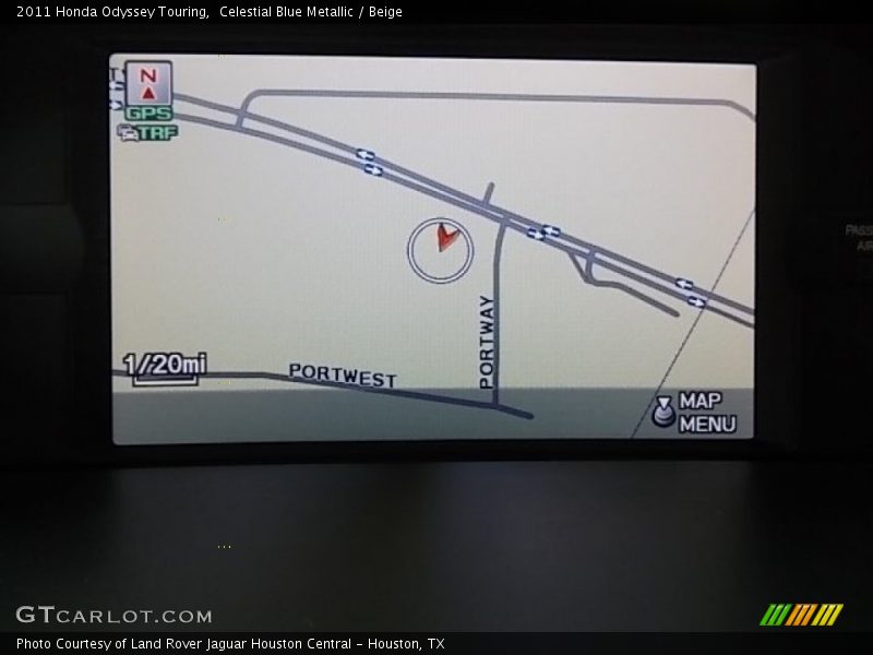 Celestial Blue Metallic / Beige 2011 Honda Odyssey Touring