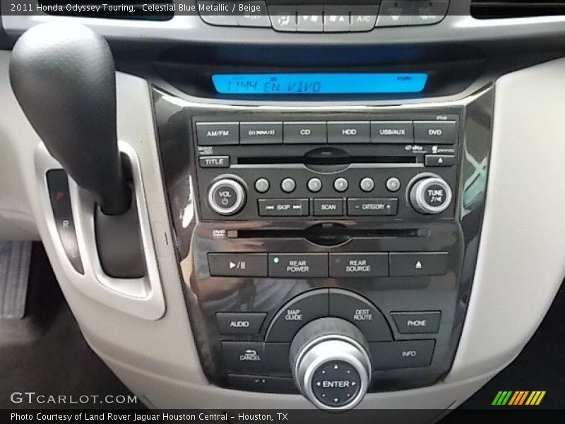 Celestial Blue Metallic / Beige 2011 Honda Odyssey Touring