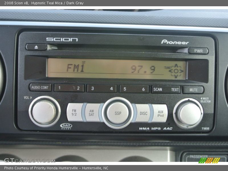 Hypnotic Teal Mica / Dark Gray 2008 Scion xB
