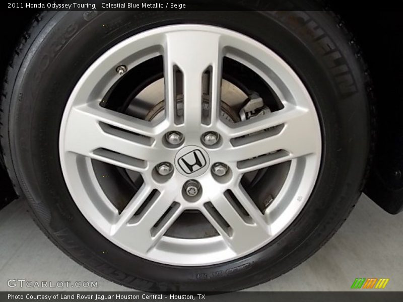Celestial Blue Metallic / Beige 2011 Honda Odyssey Touring