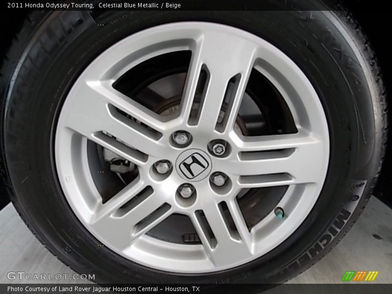 Celestial Blue Metallic / Beige 2011 Honda Odyssey Touring