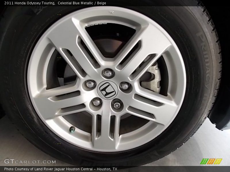 Celestial Blue Metallic / Beige 2011 Honda Odyssey Touring