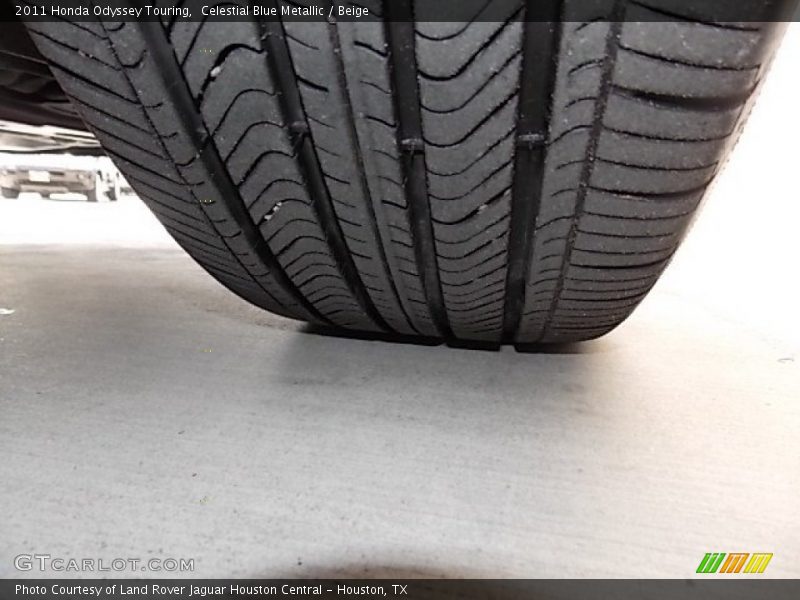 Celestial Blue Metallic / Beige 2011 Honda Odyssey Touring