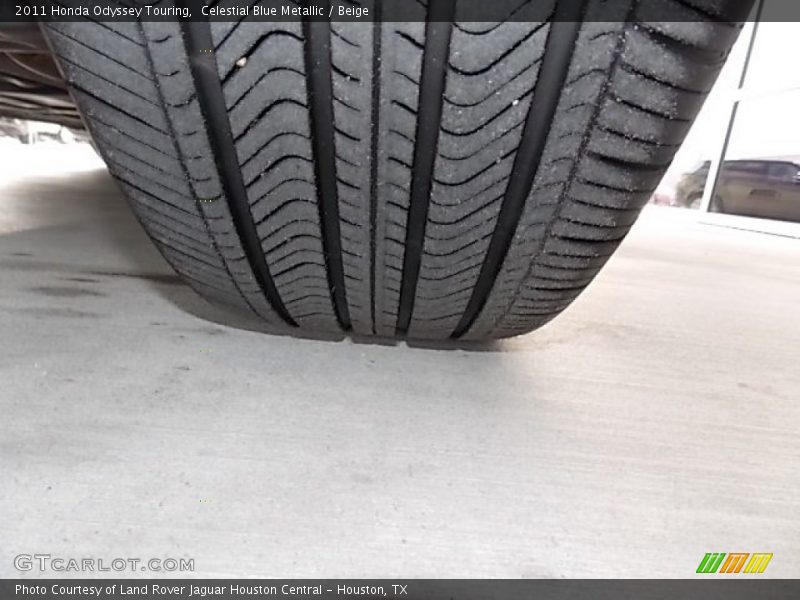 Celestial Blue Metallic / Beige 2011 Honda Odyssey Touring