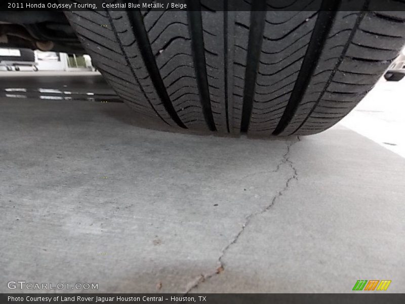 Celestial Blue Metallic / Beige 2011 Honda Odyssey Touring