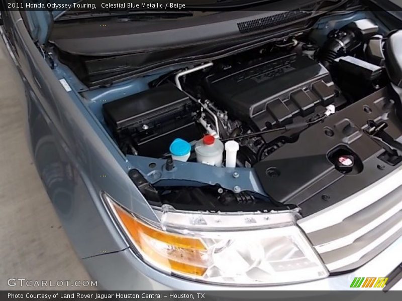 Celestial Blue Metallic / Beige 2011 Honda Odyssey Touring