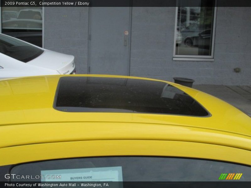 Competition Yellow / Ebony 2009 Pontiac G5
