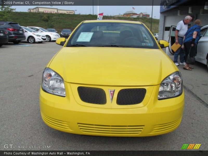 Competition Yellow / Ebony 2009 Pontiac G5