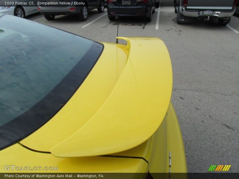 Competition Yellow / Ebony 2009 Pontiac G5