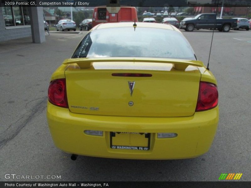 Competition Yellow / Ebony 2009 Pontiac G5