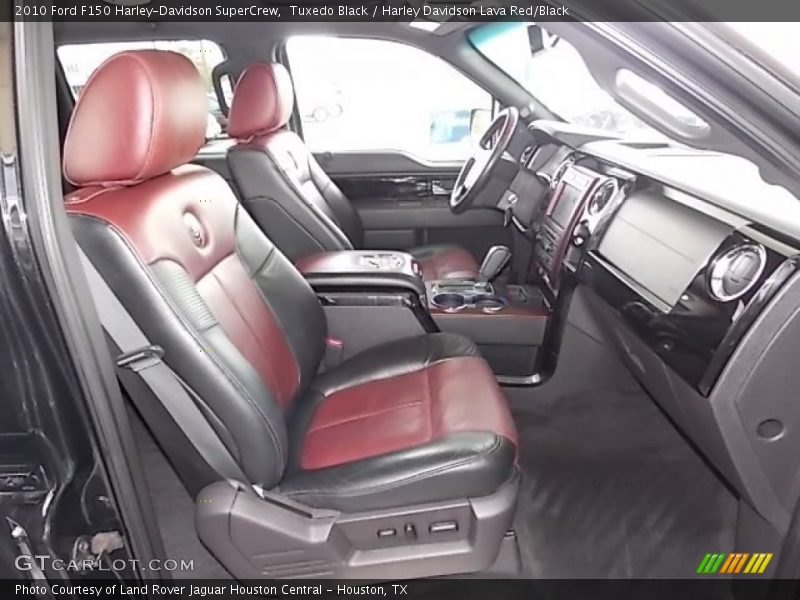 Tuxedo Black / Harley Davidson Lava Red/Black 2010 Ford F150 Harley-Davidson SuperCrew
