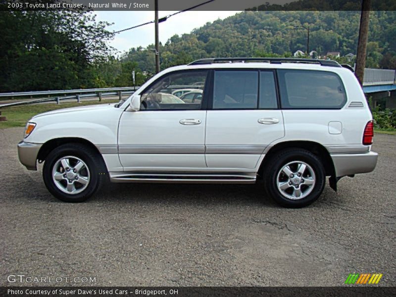 Natural White / Stone 2003 Toyota Land Cruiser