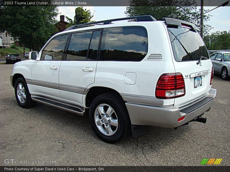 Natural White / Stone 2003 Toyota Land Cruiser