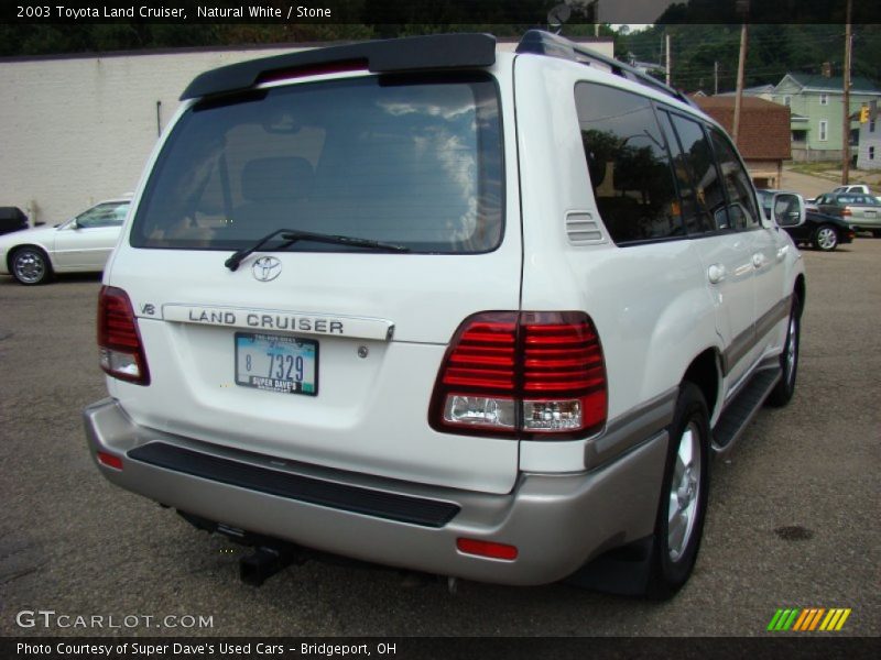 Natural White / Stone 2003 Toyota Land Cruiser