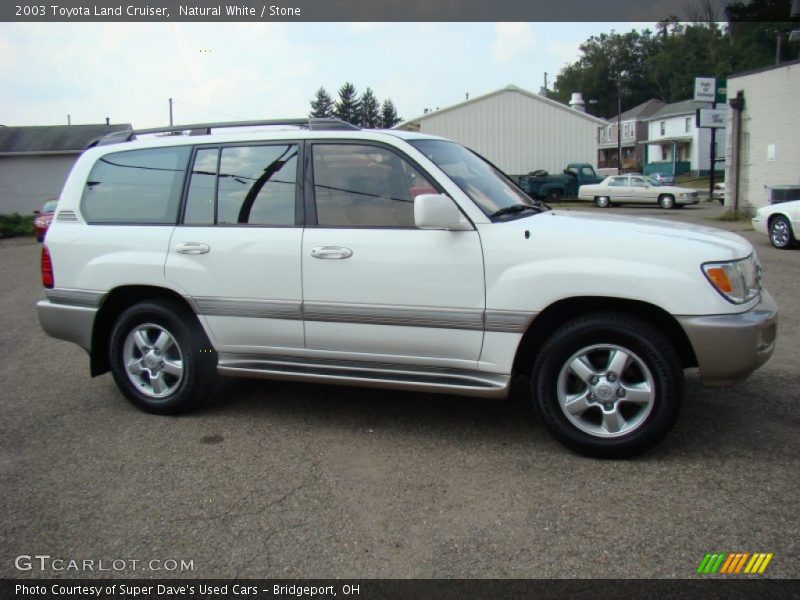 Natural White / Stone 2003 Toyota Land Cruiser