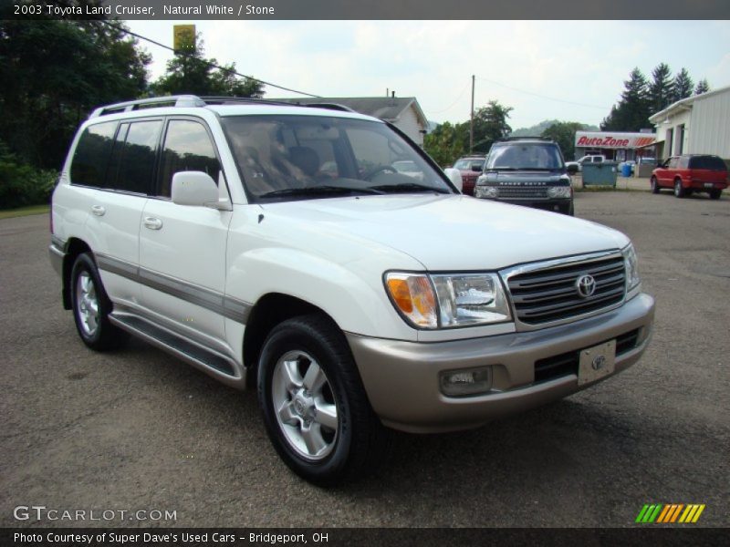 Natural White / Stone 2003 Toyota Land Cruiser