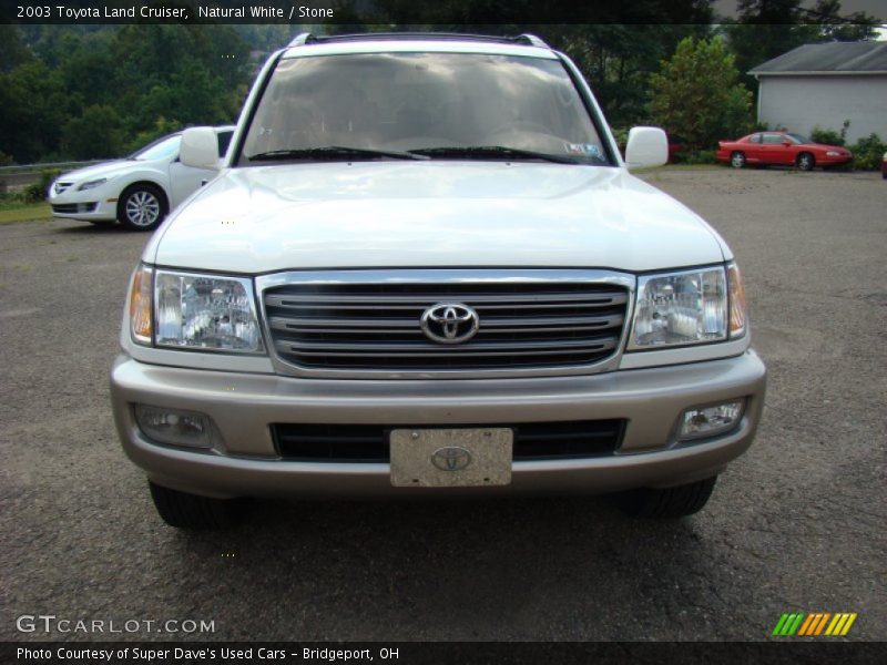 Natural White / Stone 2003 Toyota Land Cruiser