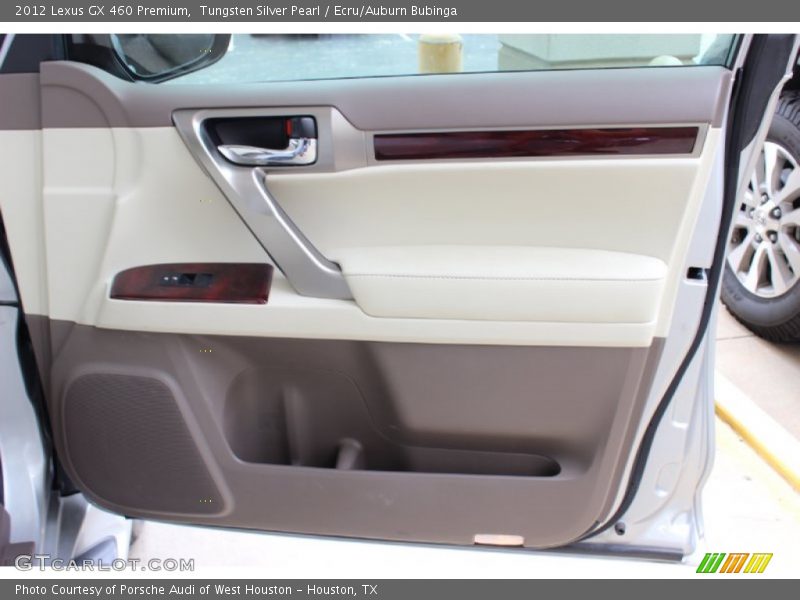 Tungsten Silver Pearl / Ecru/Auburn Bubinga 2012 Lexus GX 460 Premium